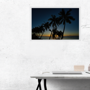 Sunset Photo paper poster